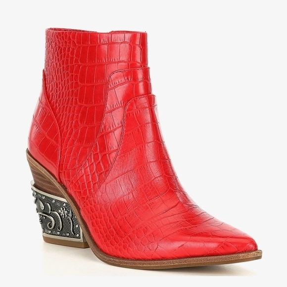 Croc Western Metal Heel Boots | Poshmark
